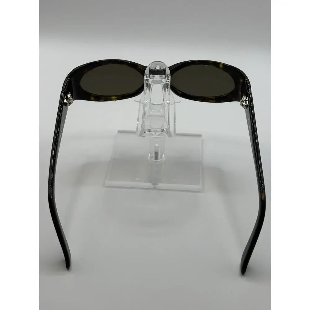 Vintage Ralph Lauren 941/S 086 Tortoise Oval Sunglasses Brown Lenses